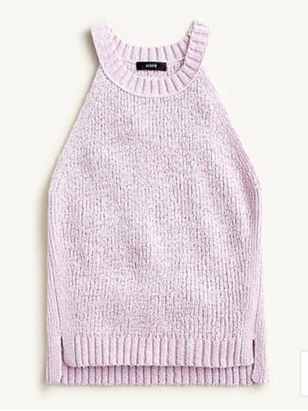 J.Crew Light Pink Sleeveless Knit Halter Sweater